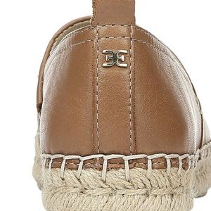 Sam Edelman Tan Leather Espadrille Loafers